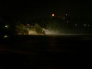 Der Rheinfall von Schaffhausen bei Nacht